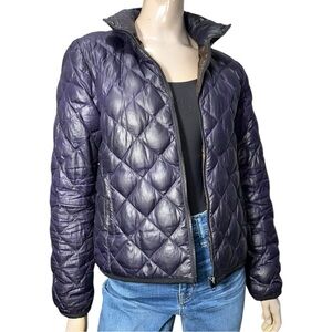 Yargici Women’s Size 3 M Purple Quilted Down Filled Puffer Jacket